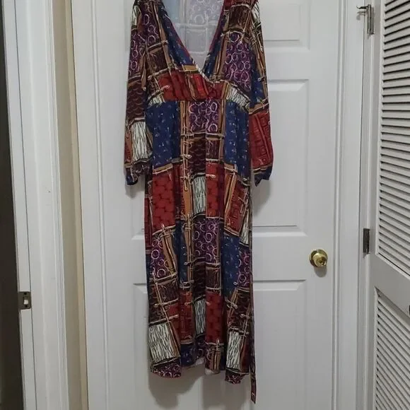 Shein multi color long sleeve dress - Picture 1 of 9